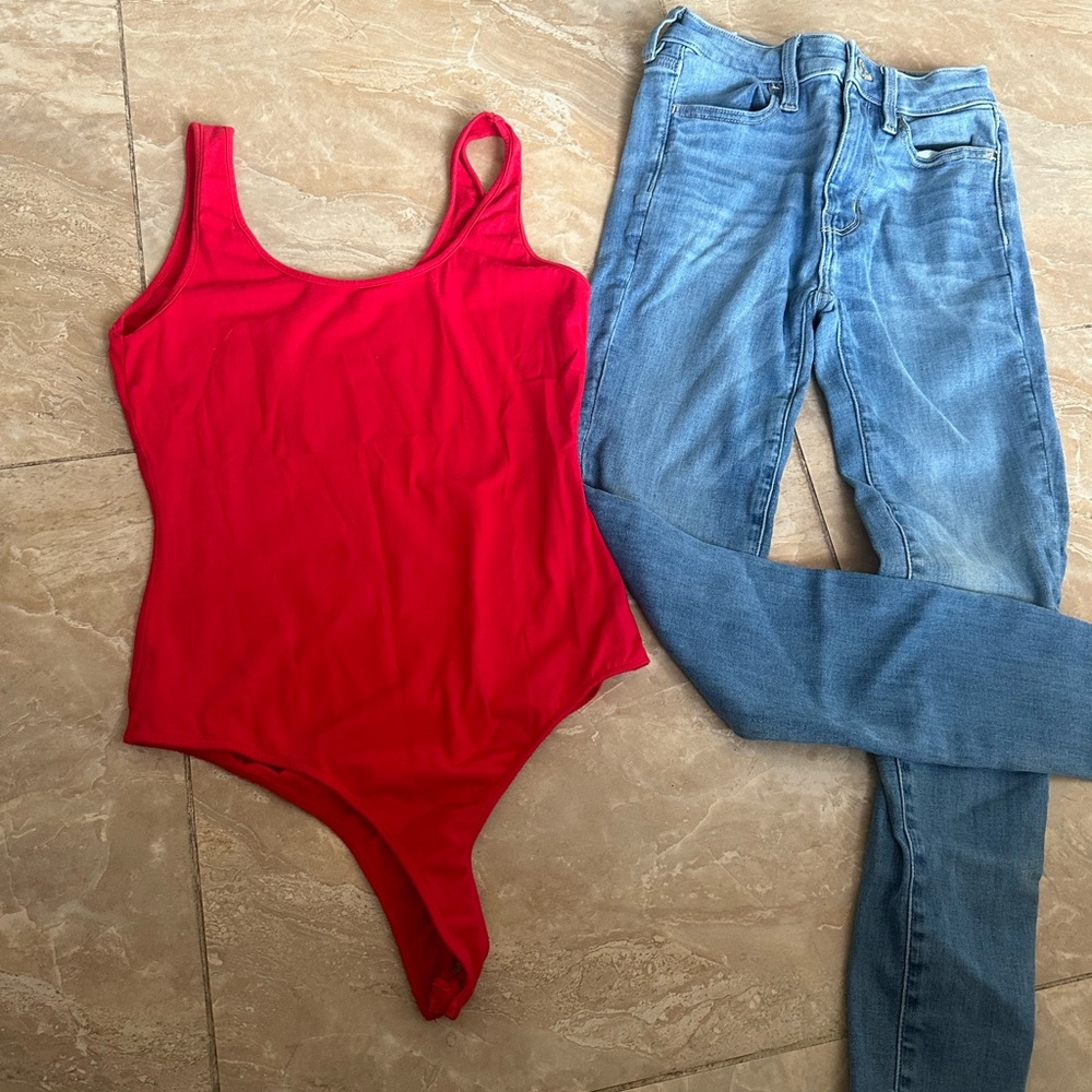 NWOT Bright Red Body